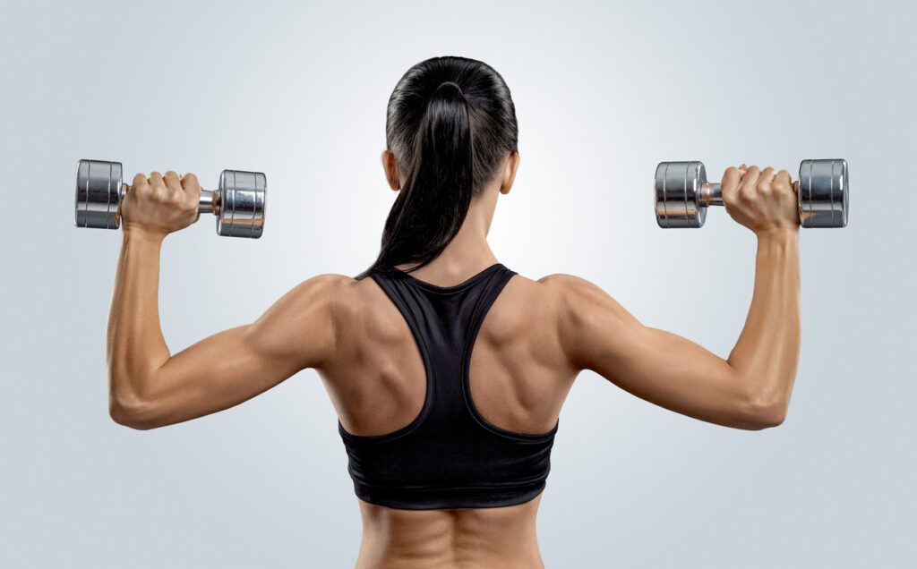 Back and bicep workout women