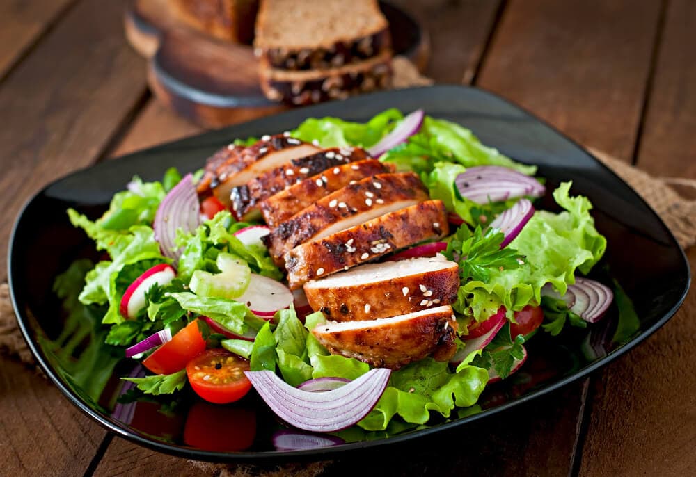 grill chicken salad 