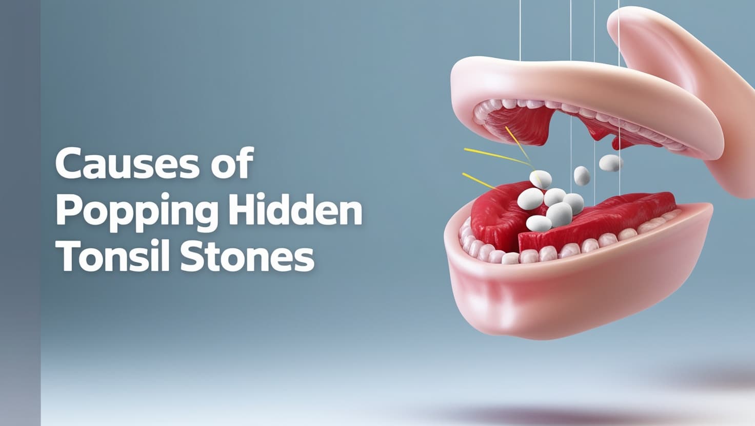 Causes of popping hidden tonsil stones