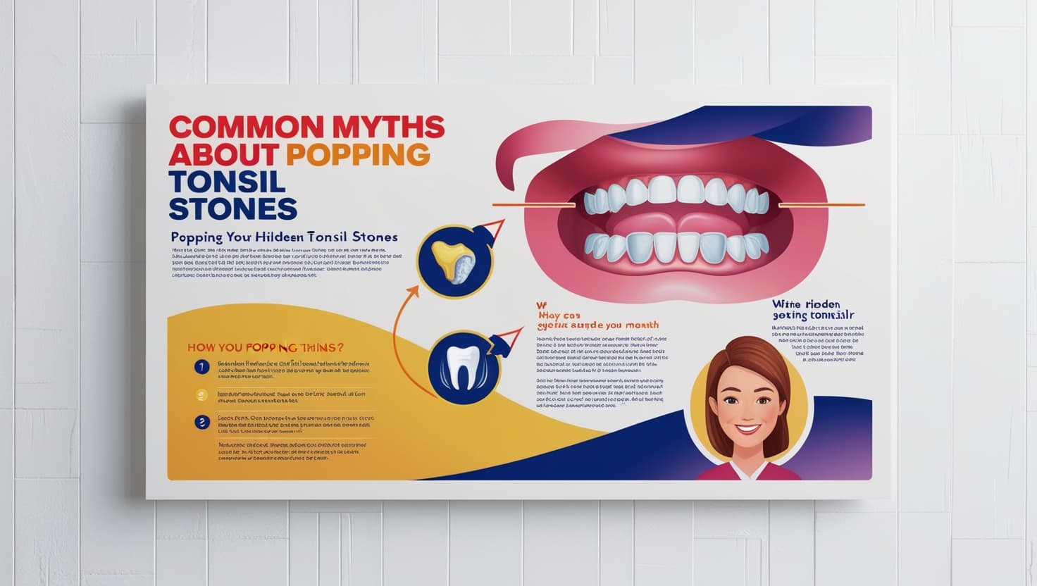 common myth about popping hidden tonsil stones