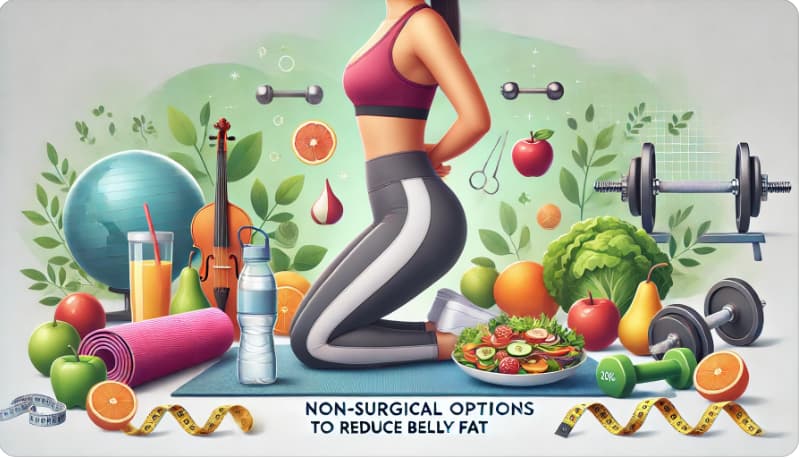 Non surgical options to reduce apron belly